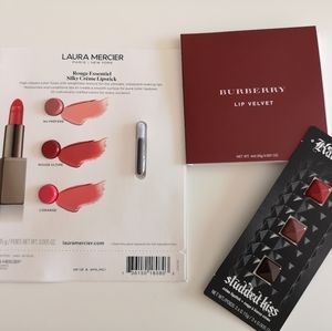 BURBERRY /Laura Mercier/ KVD Lipstick Sample Sets